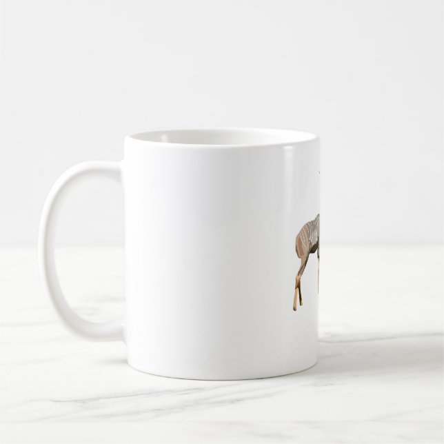L ist für Lesser Kudu Kaffeetasse (Links)