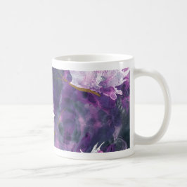 L ist für lila Alphabetkunst-Tasse Kaffeetasse
