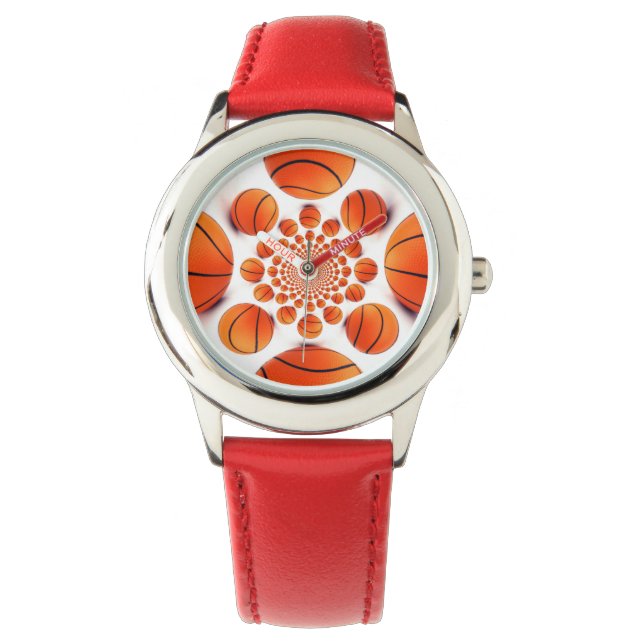 l Liebe Basketball Das Spiel der Champions Watt Armbanduhr (Vorderseite)