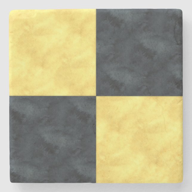 L Lima Wasserfarbe Wasserzeichen Seeflagge Steinuntersetzer (Vorderseite)