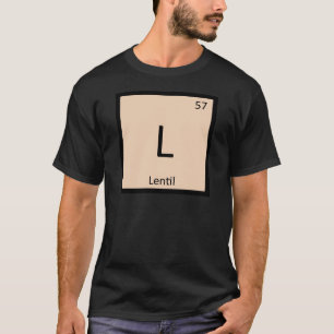 L - Linsen Hülsenfrucht Chemie Periodensystem Symb T-Shirt