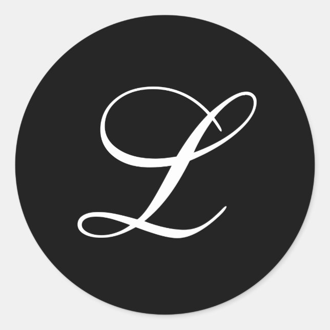 L Monogram Stickers (Vorderseite)