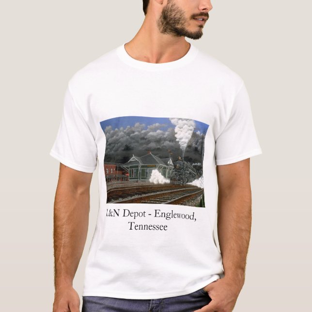 L&N Depot - Englewood, Tennessee T-Shirt (Vorderseite)