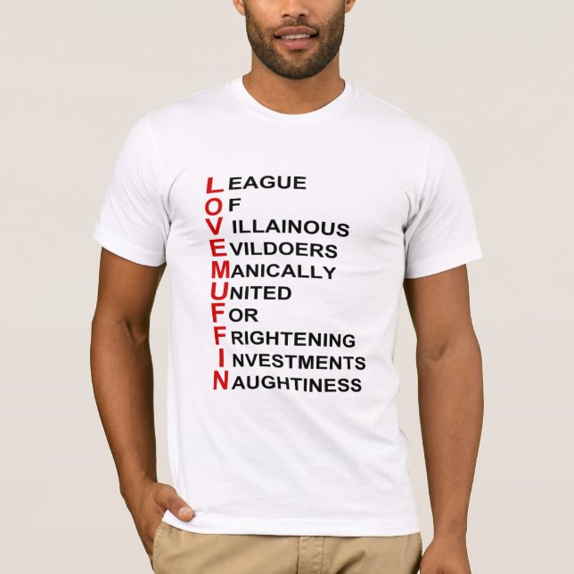 L.O.V.E.M.U.F.F.I.N. T-Shirt (Vorderseite)