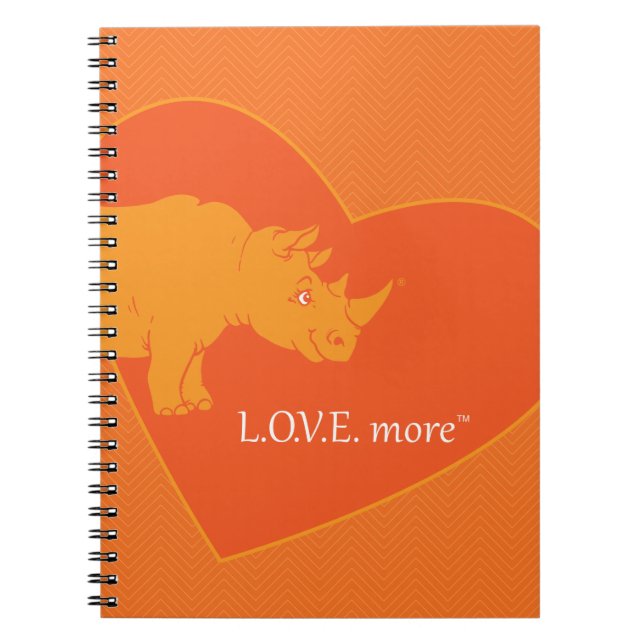 L.O.V.E. Mehr Zeitschrift Notizblock (Vorderseite)