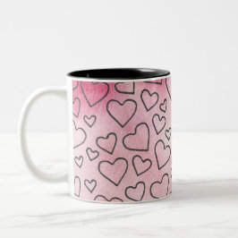 L.O.V.E. über die Tasse des Kaffees