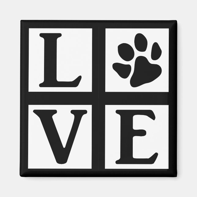 L-paw-VE-Box (benutzerdefinierte Farben) Magnet (Vorne)