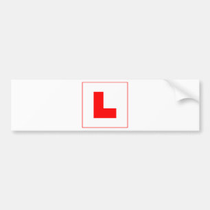 L-Plate Learner Driver / Bachelorette Hen Night Autoaufkleber