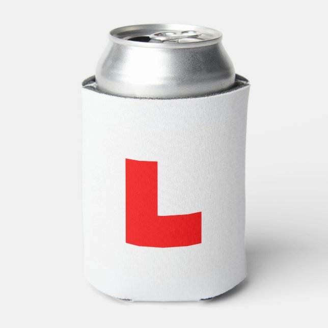 L-Plate Learner Driver / Bachelorette Hen Night Dosenkühler (Kanne Vorderseite)