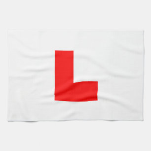 L-Plate Learner Driver / Bachelorette Hen Night Handtuch