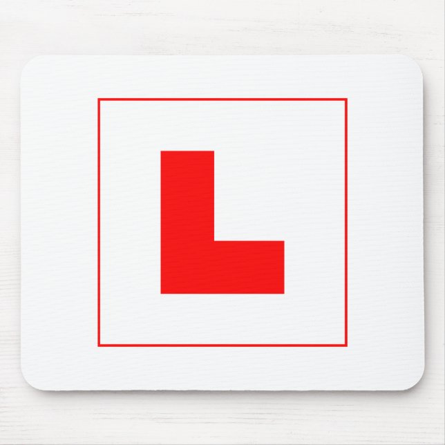 L-Plate Learner Driver / Bachelorette Hen Night Mousepad (Vorne)