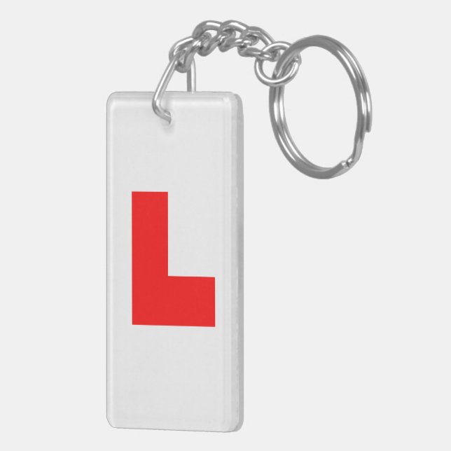 L-Plate Learner Driver / Bachelorette Hen Night Schlüsselanhänger (Rückseite rechts)