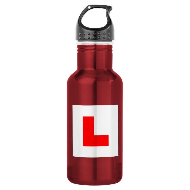 L-Plate Learner Driver / Bachelorette Hen Night Trinkflasche (Vorderseite)