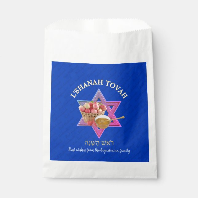L SHANAH TOVAH | Jüdisches Neujahr Geschenktütchen (Vorderseite)