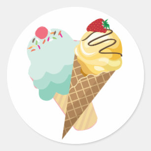 l Stickers Crème glacée
