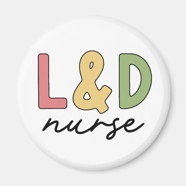 L und D Nurse | Arbeitskräfte und Versorgungssiche Magnet (Vorne)