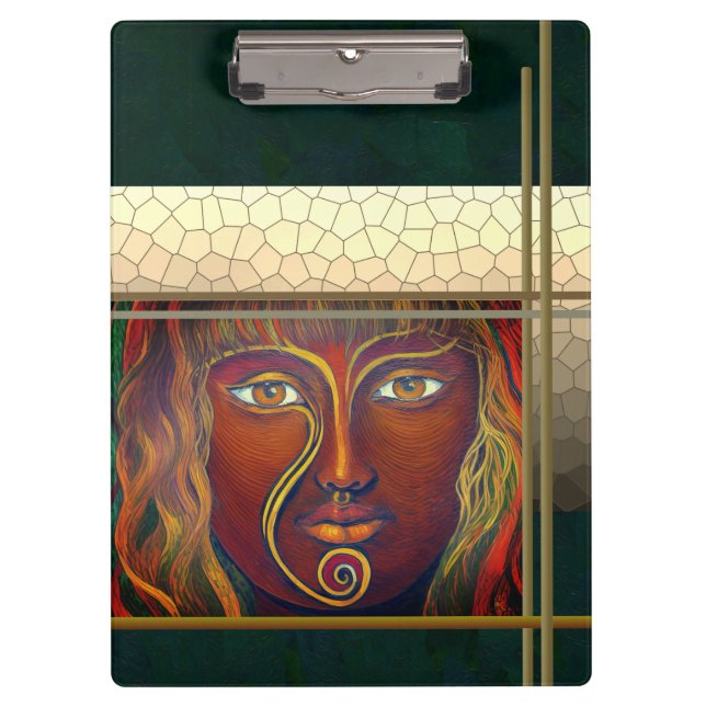 L-V Spiral Foto Notebook Klemmbrett (Vorderseite)