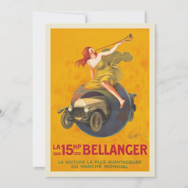 La 15 hp Bellanger | Leonetto Cappiello (Vorderseite)