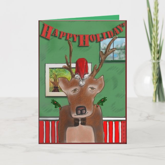 La 3e carte de vacances Cousin Glen de Rudolph (Devant)