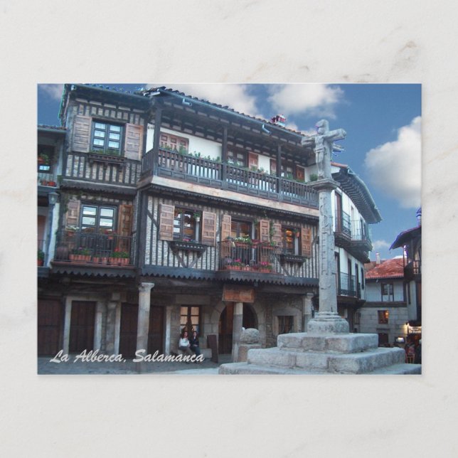 La Alberca, Salamanca Postkarte (Vorderseite)