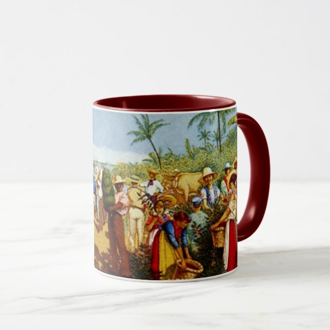 "La Alegoria del Cafe" Tasse (VorderseiteRechts)