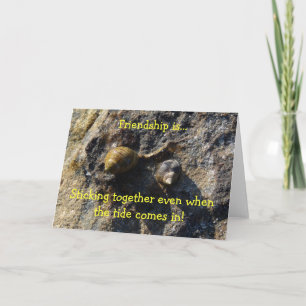 La "amitié est…" carte de note