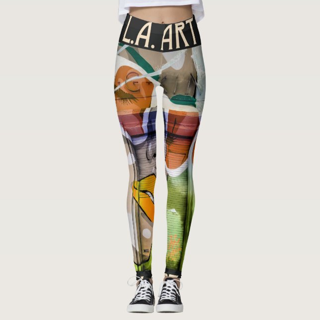 LA Art2 Frauen Leggings (Vorderseite)