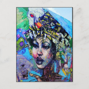 LA Art Postcard Postkarte