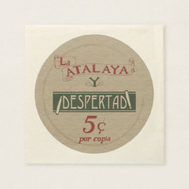 La Atalaya Despertad 5 Cent Serviette