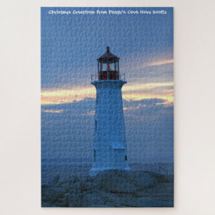 La baie de Peggy's en Nouvelle-Écosse. Puzzle