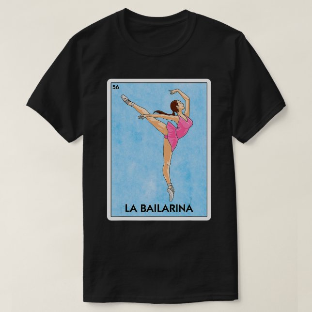 La Bailarina Mexiko d Game Niedlich Ballerina Girl T-Shirt (Design vorne)