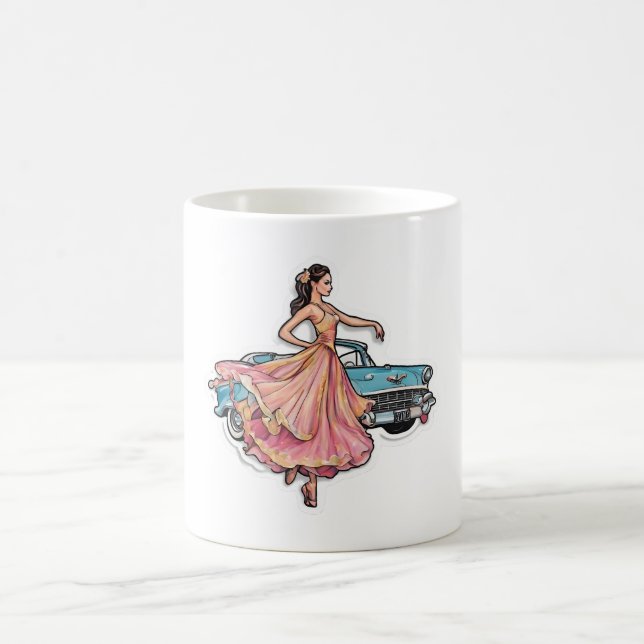 la bailarina y su coche kaffeetasse (Mittel)