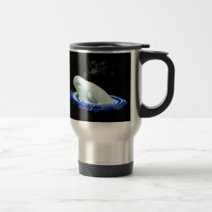 La baleine de beluga vont tasse