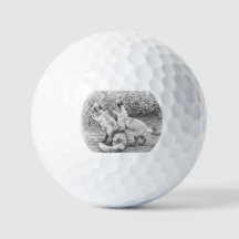 La Balle de Golf Esquisse de Renard Murmuré