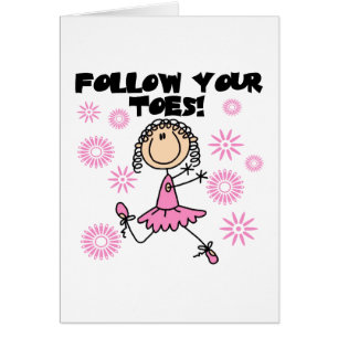 La ballerine suivent votre T-shirts et cadeaux