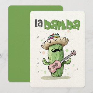 La Bamba Cactus Jam - A Cinco de Mayo Fiesta Musik Einladung