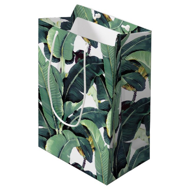 La banane laisse à palmier le sac moyen tropical (Devant Angle)