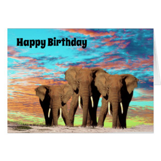 La Bande Eléphante, Carte Anniversaire