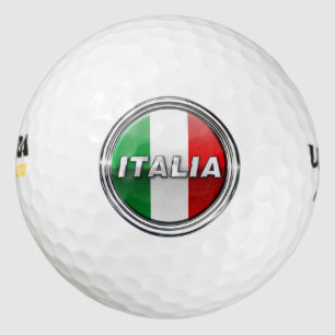 La Bandiera - Die italienische Flagge Golfball