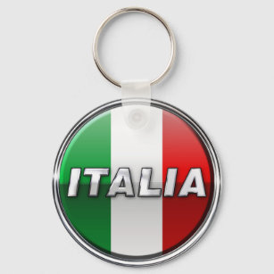 La Bandiera - Die italienische Flagge Schlüsselanhänger