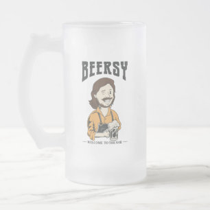 La Barman Frosted Beer Mug