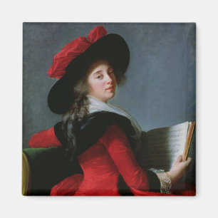 La Baronne de Crussol, 1785 Magnet
