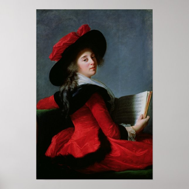 La Baronne de Crussol, 1785 Poster (Vorne)