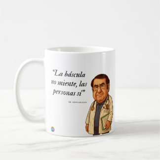 La báscula no miente, la gente sí kaffeetasse