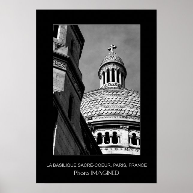 LA BASILIQUE SACRÉ-COEUR, PARIS, FRANKREICH POSTER (Vorne)