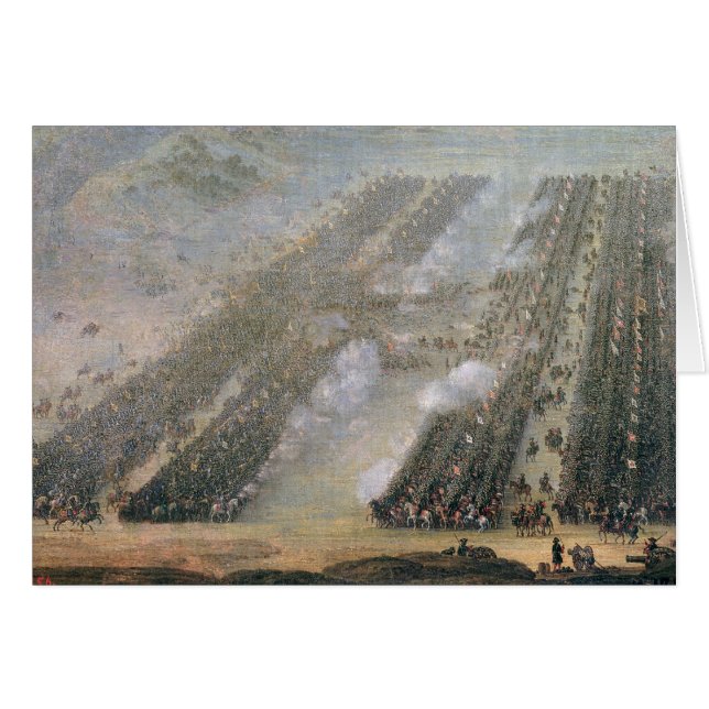 La bataille de Poltava, 1750 (Devant horizontal)