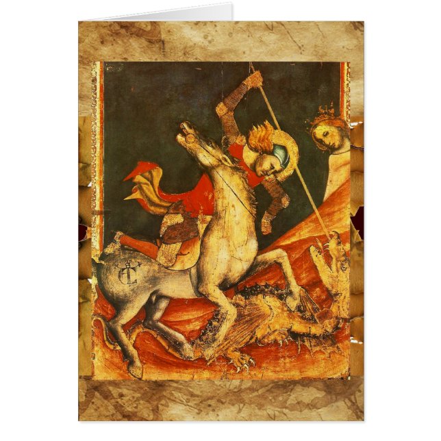 La bataille de Saint George avec le Dragon (Devant)