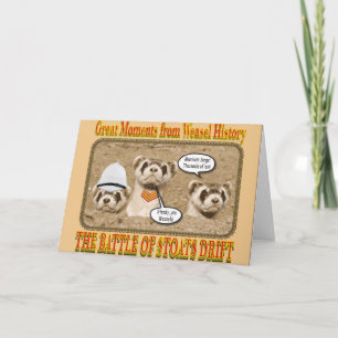 La bataille de Stoats Carte pour notes de dérive