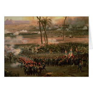 La bataille des pyramides, le 21 juillet 1798,