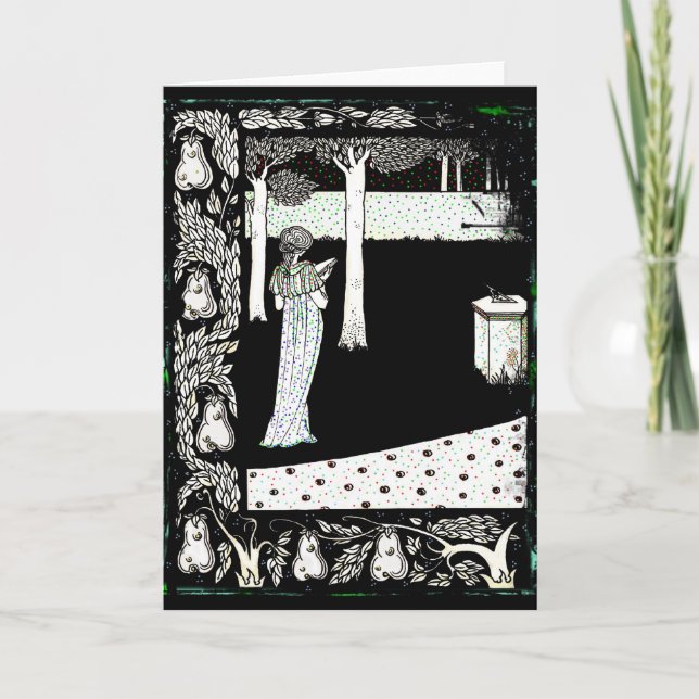 La Beale Isolde Lesung im Garten Karte (Vorderseite)